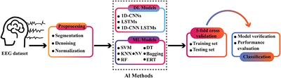 Automatic Diagnosis of Schizophrenia in EEG Signals Using CNN-LSTM Models